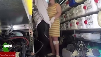 Secretly Recorded Workplace Encounter Featuring A Fat Bottom And Oral Skills