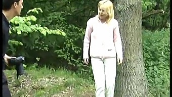 A German Teenager With Blonde Hair Gets Picked Up For A Private Encounter
