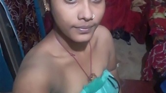 Indian Village Girl With Big Boobs And Nipples In Nude Selfie