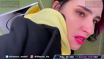 Russian Amateur Engages In Risky Public Sex With A Walmart Pickup