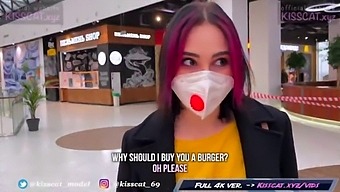 Big Mac-Loving Agent Seduces College Student For Outdoor Sex In Mall