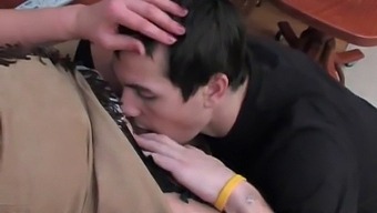 Amateur Step-Son Gets Turned On By Mother'S Skirt