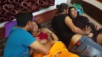 Teen And Mature Couple Engage In Doggy Style