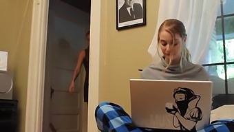 Amateur Teen Stepsisters Indulge In Hot Lesbian Sex At Home