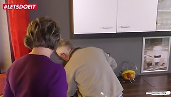 Horny German Granny Gives Neighbor A Good Fucking