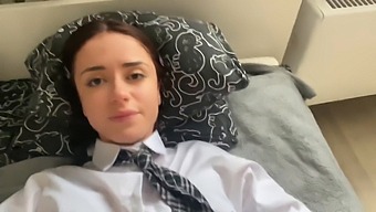 Brunette Schoolgirl Satisfies My Desires After Breakup