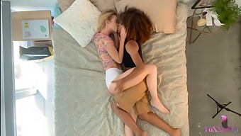 Blonde And Black Babes Chloe Cherry And Jenna Foxx In A Steamy Lesbian Video