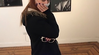 Indulge In Some Sensual Solo Play With A Vibrator In A Gallery Setting