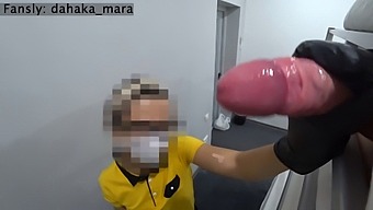 Public Exposure: Hotel Maid Catches Me Pleasuring Myself And Playfully Leads To Orgasm