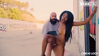 Brunette Latina Boni Brown Enjoys Public Sex With A Black Man
