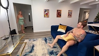 Mature Stepmom And Stepdaughter Indulge In Shared Pleasure With A Well-Endowed Partner - Steve Rickz, Milf Goddess, And Lovely Lo