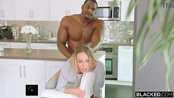 Interracial Couple'S Encounter With A Black Roommate In A Steamy Solo Session