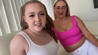 Eva Nyx And Brookie Blair Engage In A Steamy Game Of Household Fantasy