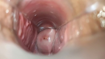 Intense Orgasm Captured On Camera Inside The Cervix