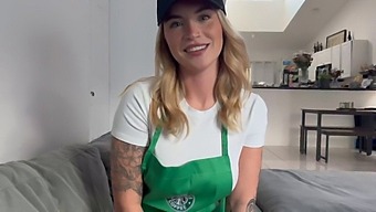 Barista Cheats On Her Boyfriend With A Better Fuck
